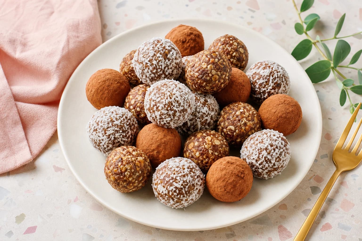 Energy balls dattes avoine sans sucre ajouté