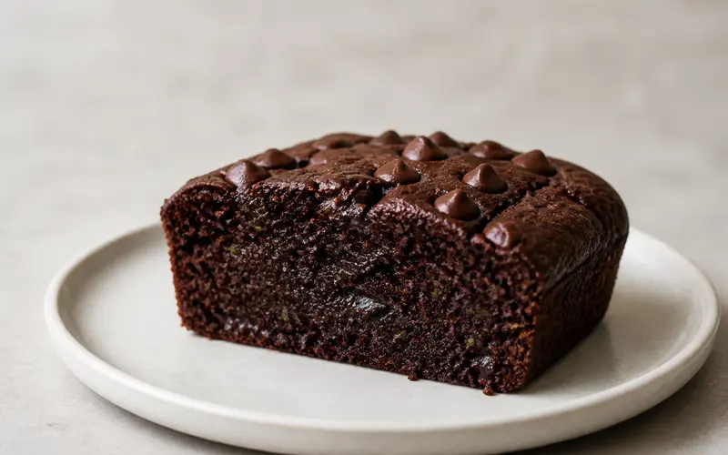 Gâteau chocolat-courgette ultra-fondant