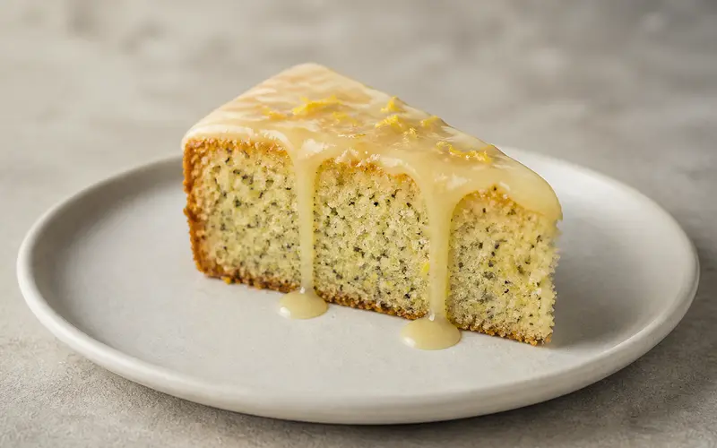 Gâteau citron-pavot moelleux