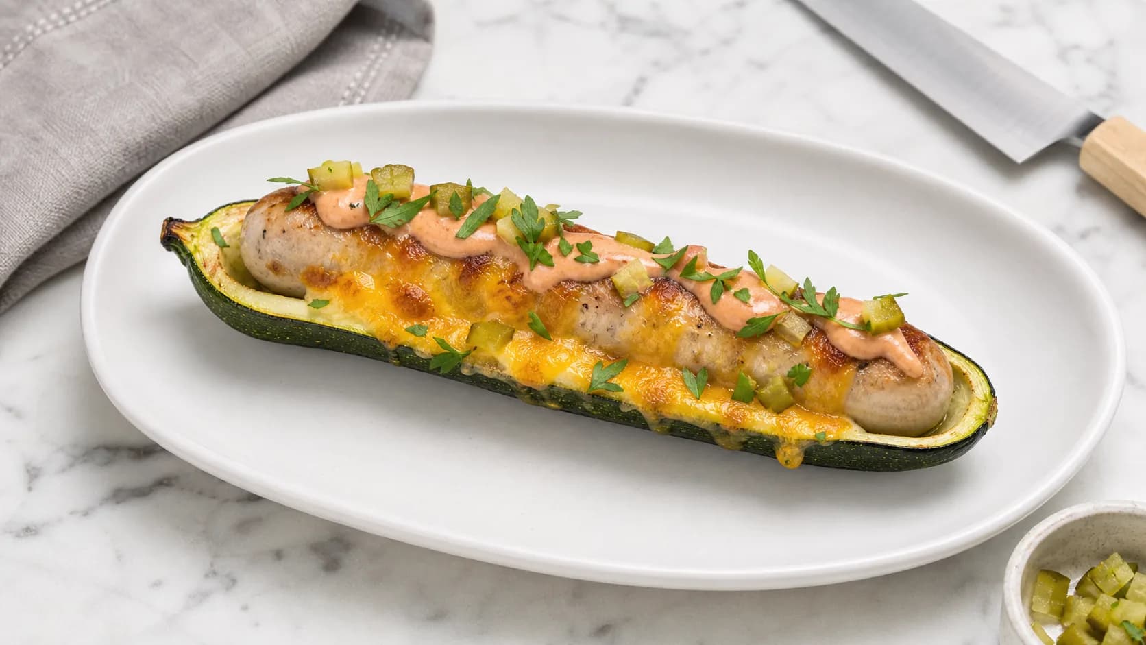 Hot dog courgette healthy : le hit de l'été