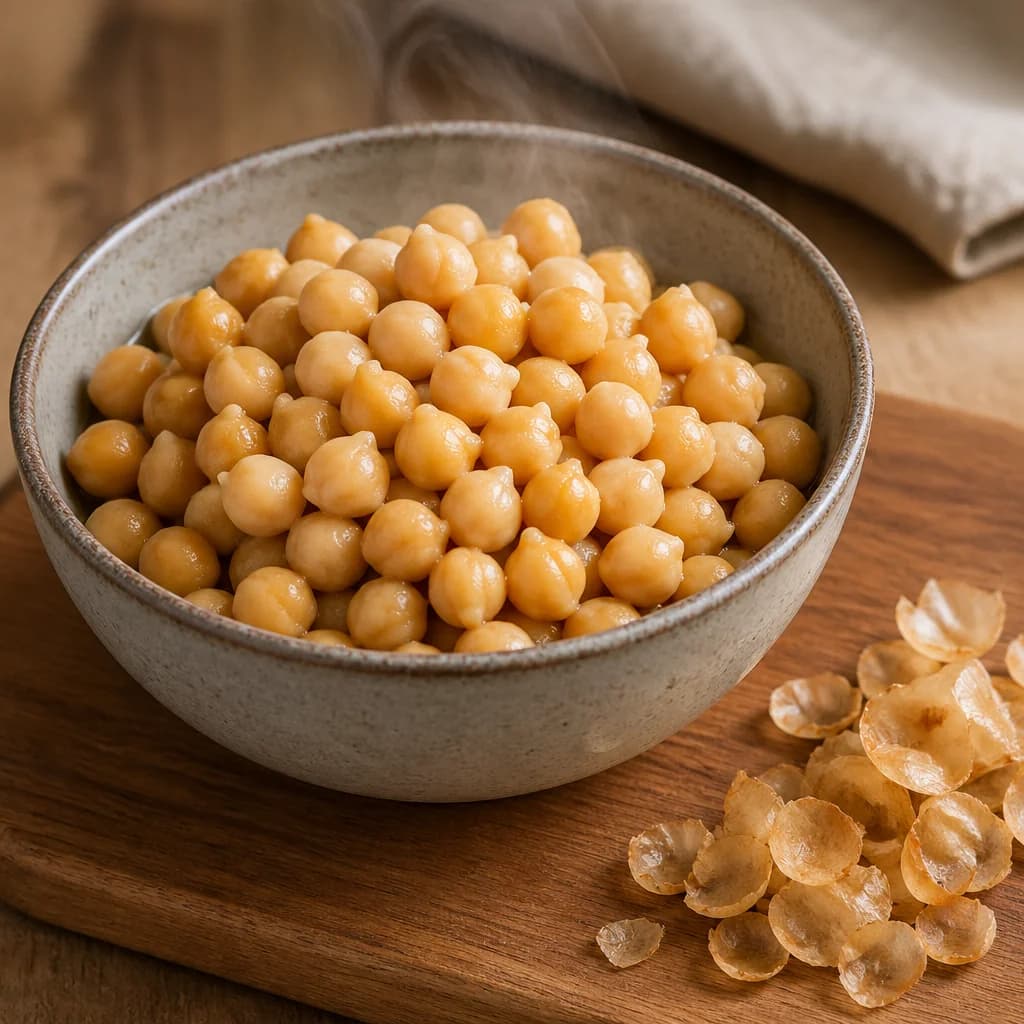 Étape 1 : Préparer les pois chiches — Houmous maison ultra-crémeux au tahini