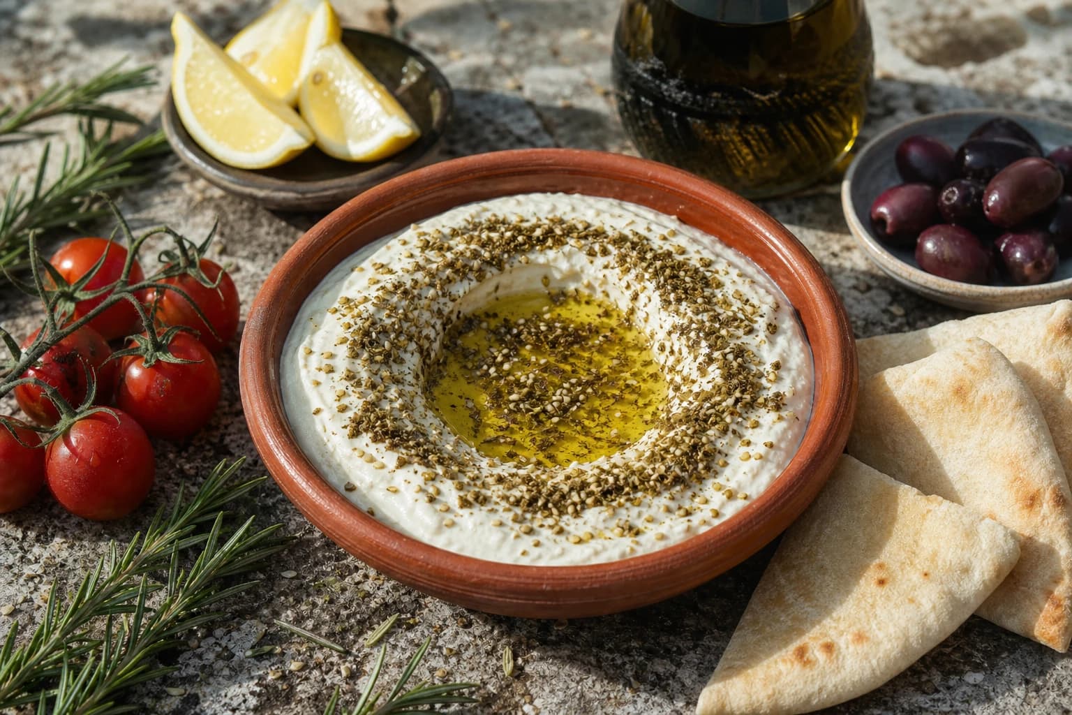 Labneh maison au zaatar : 3 ingrédients