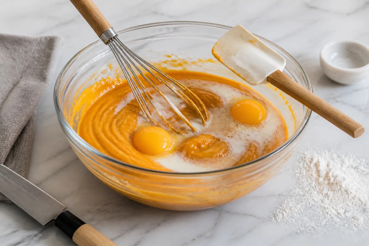 Etape 2 : Préparer la pâte sans gluten — Pancakes patate douce sans gluten