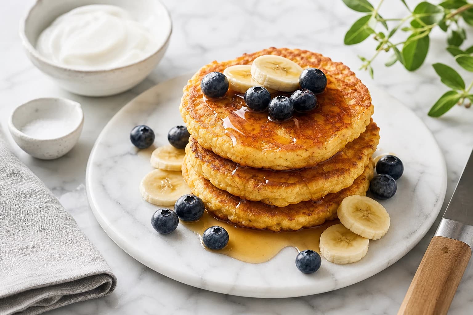 Pancakes patate douce sans gluten