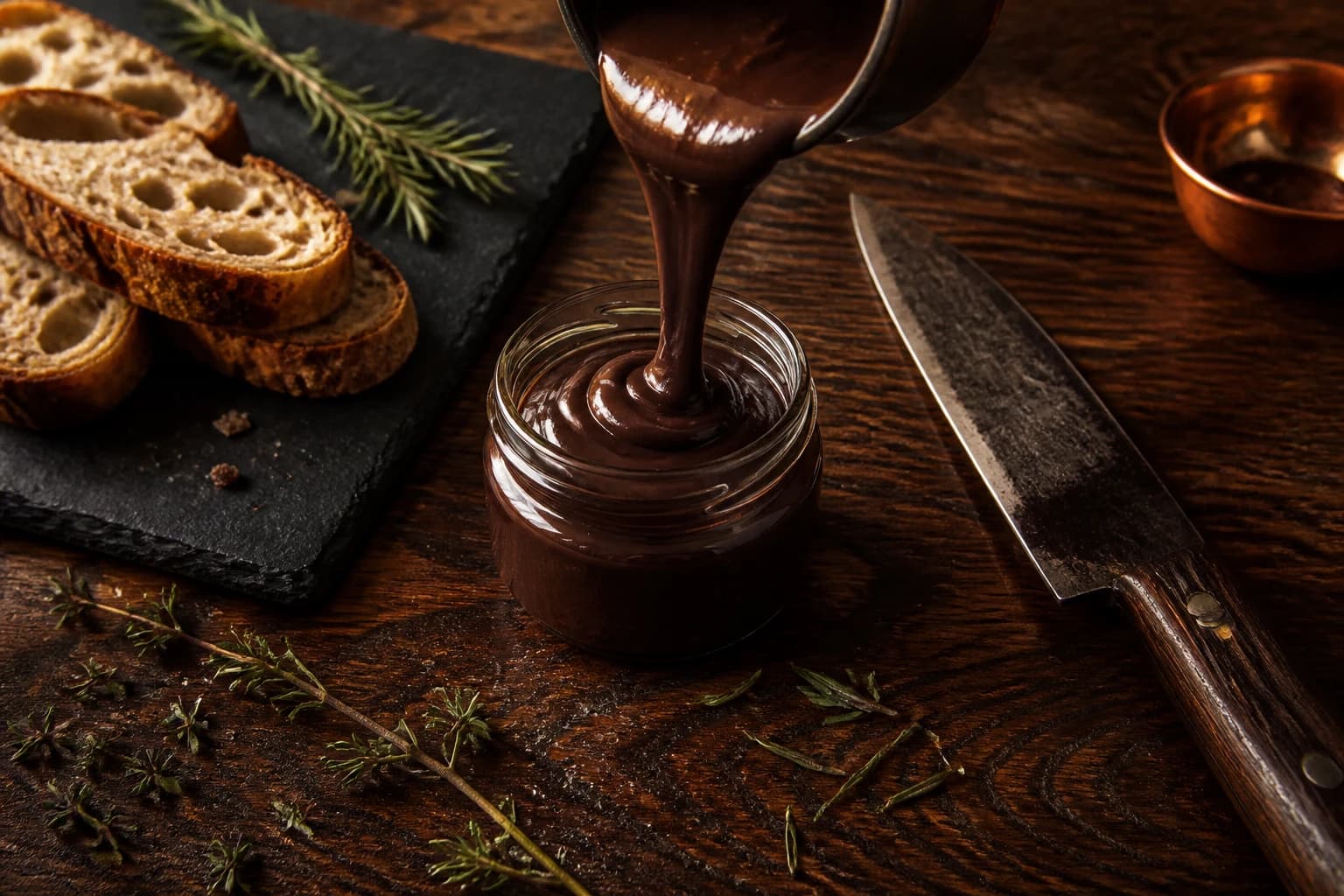 Etape 4 : Mixer et mettre en bocal — Pâte à tartiner chocolat noir vegan intense