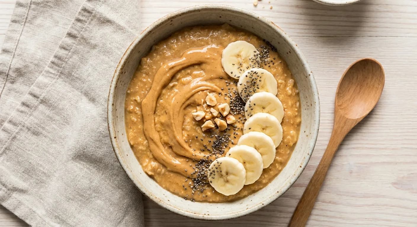 Porridge protéiné crémeux à l'avoine