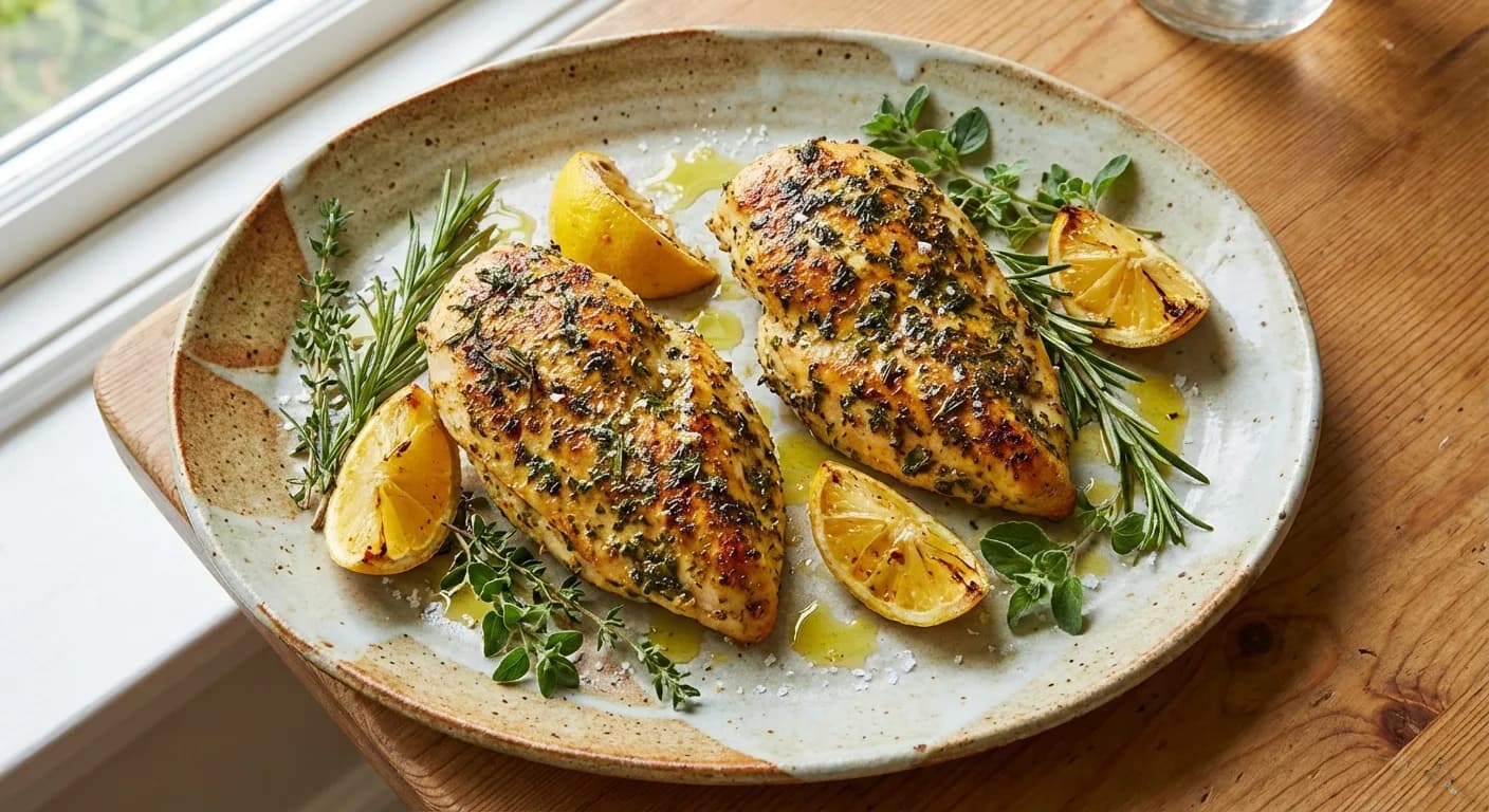 Poulet aux herbes fraîches & citron