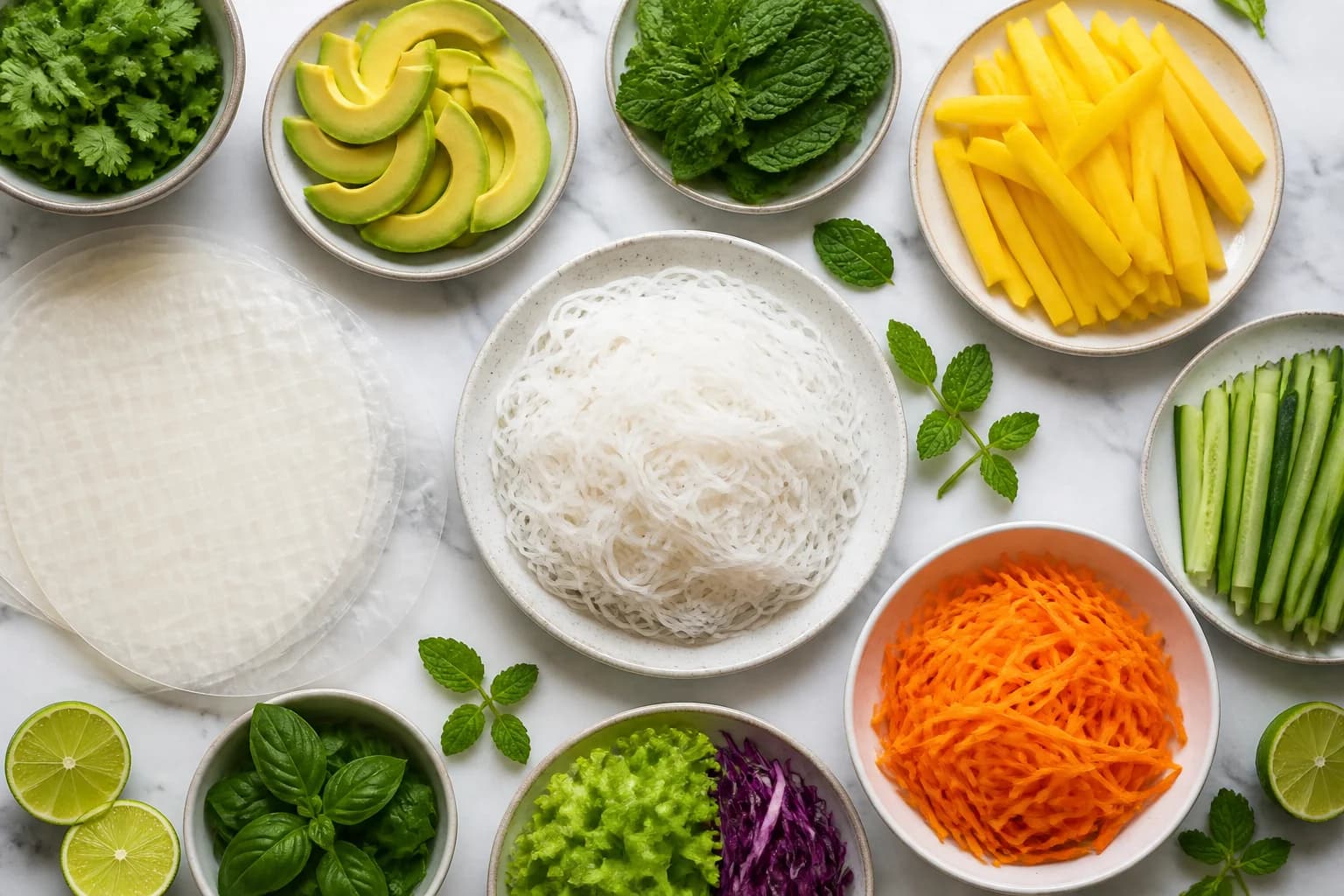 Etape 2 : Préparer la sauce cacahuète maison — Rouleaux de printemps avocat & mangue