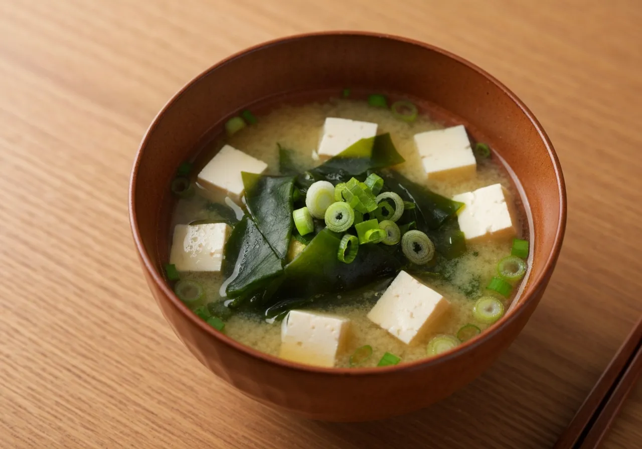 Soupe miso maison authentique