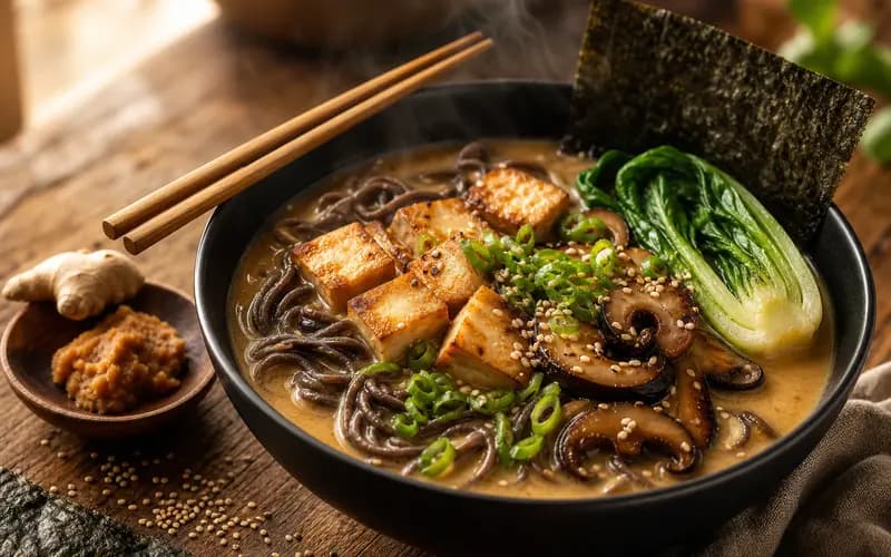 Ramen vegan miso & shiitake
