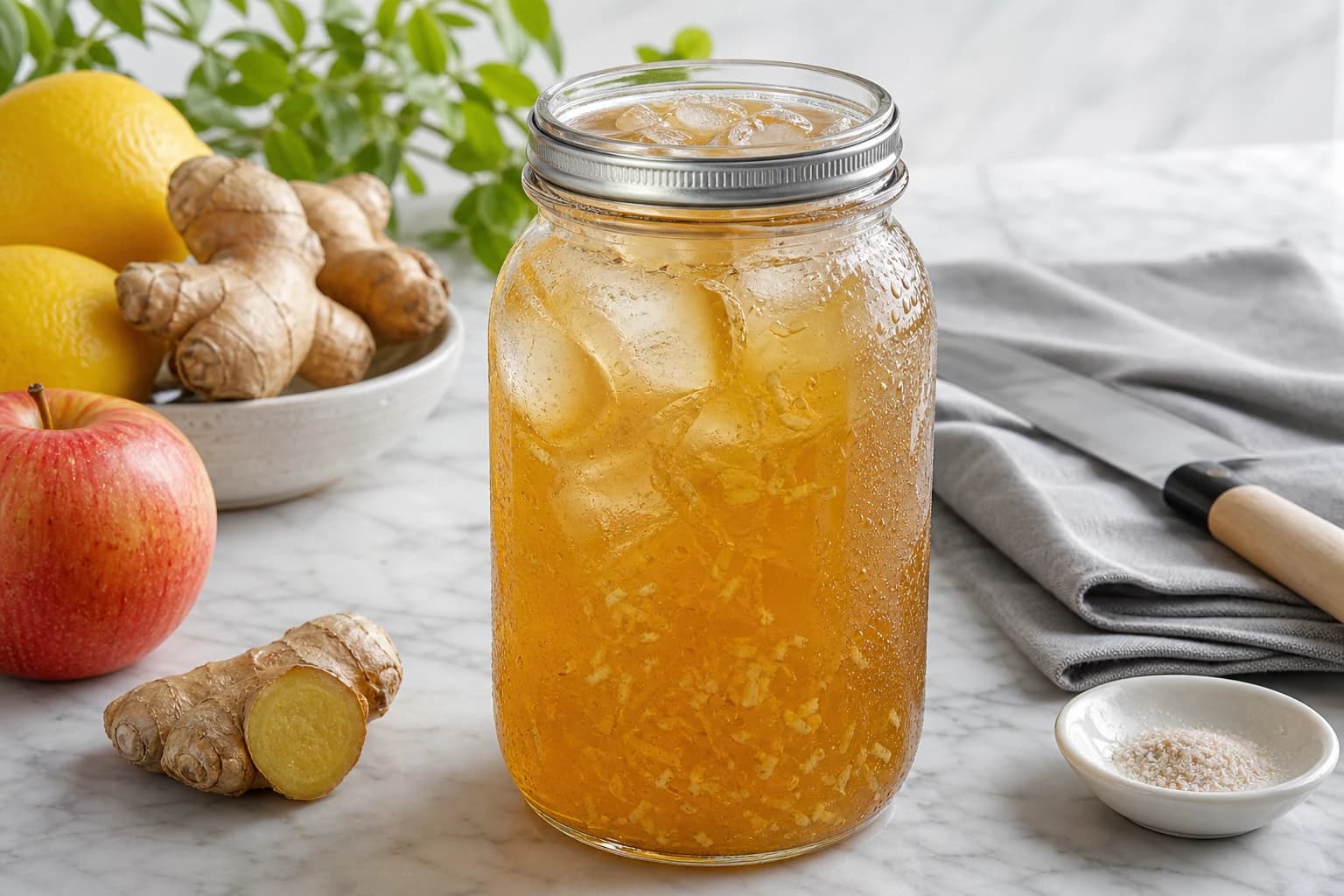 Switchel au vinaigre de cidre des fermiers