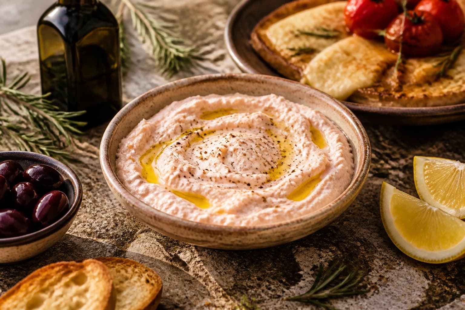 Etape 4 : Réserver et servir — Taramosalata maison : le vrai tarama grec crémeux