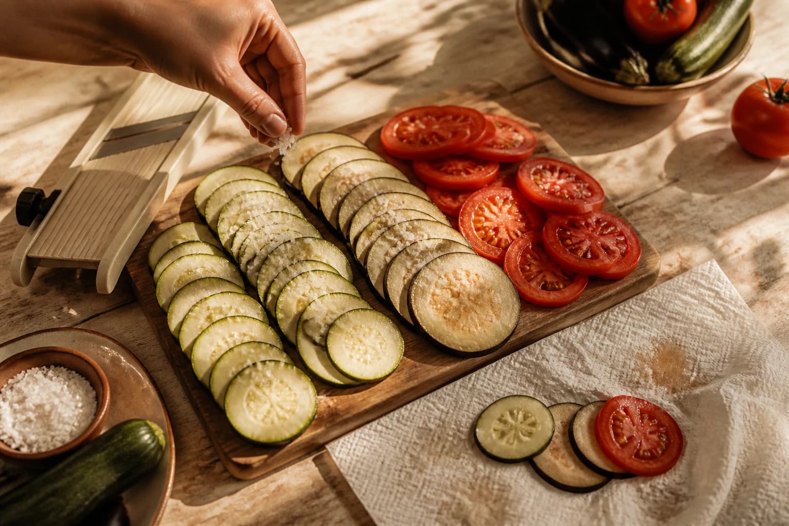 Etape 2 : Préparer la base aromatique — Tian provençal aux légumes du soleil