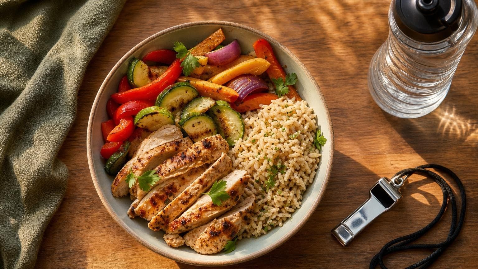 Nutrition de l'arbitre sportif sédentaire : guide