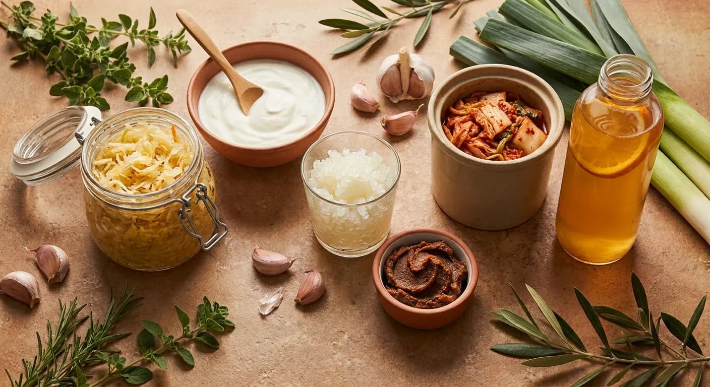 Probiotiques naturels aliments : top 10 à connaître