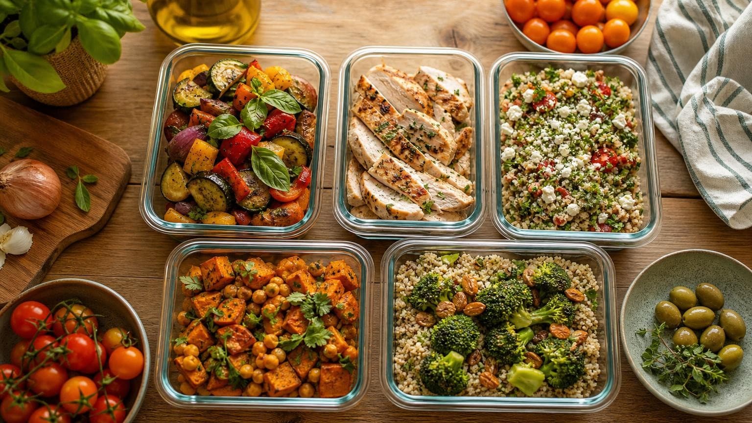 Batch cooking en 2 heures : la méthode complète