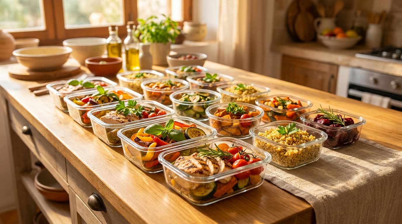 50 recettes batch cooking équilibrées pour la semaine