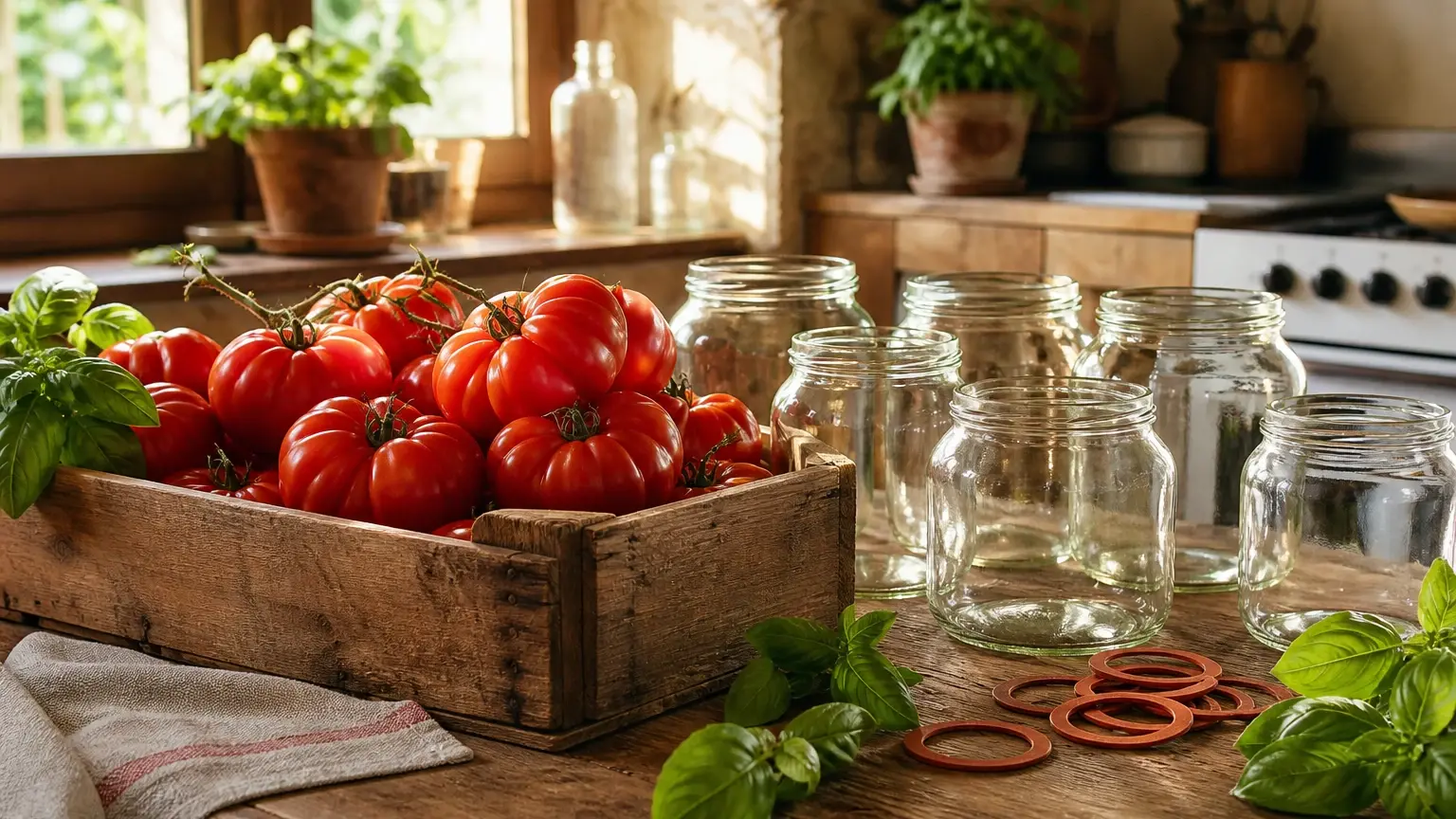 Bocaux de tomates en août : ce que l'ANSES rappelle avant de les fermer