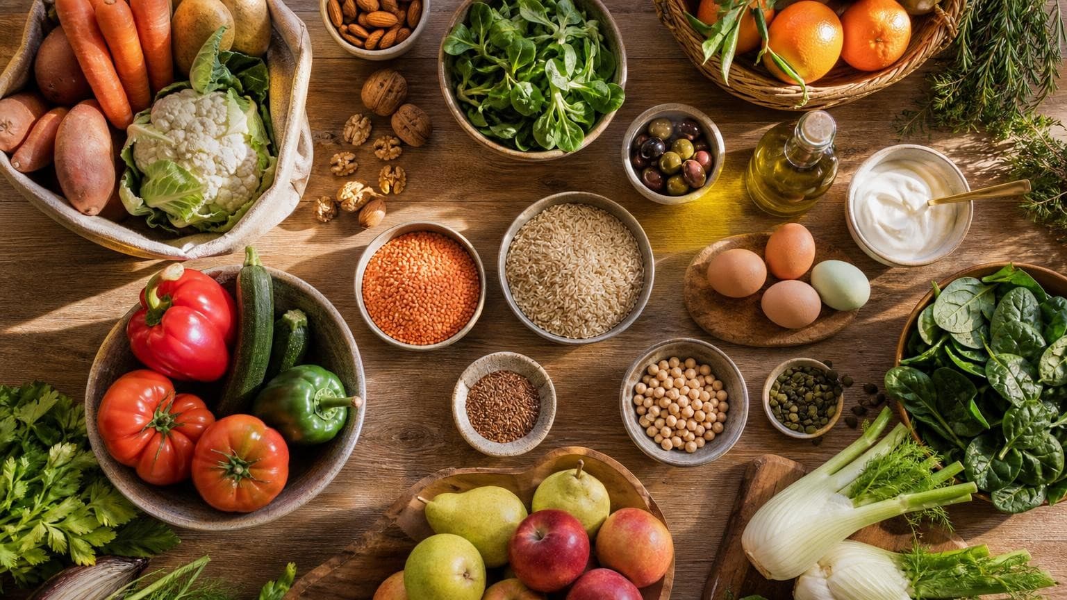 Liste de courses saines : les 60 aliments clés