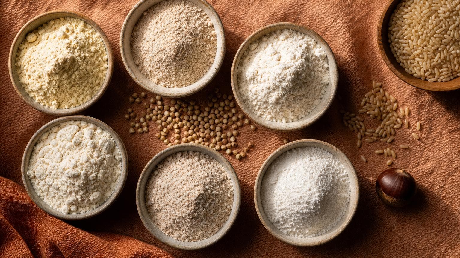 Farine sans gluten : laquelle choisir et combiner