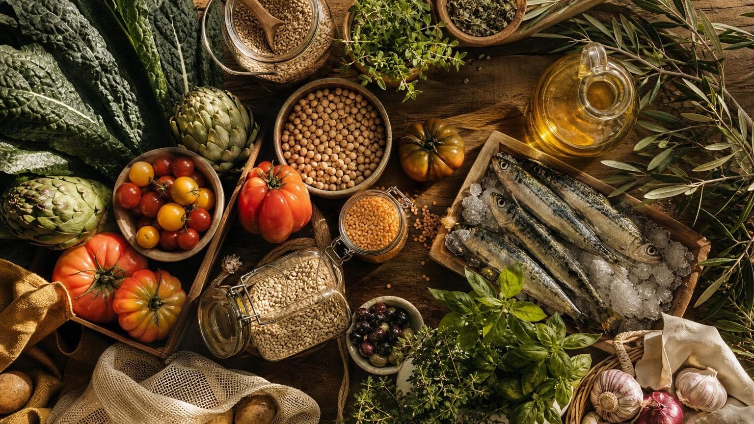 Liste de courses régime méditerranéen : guide complet