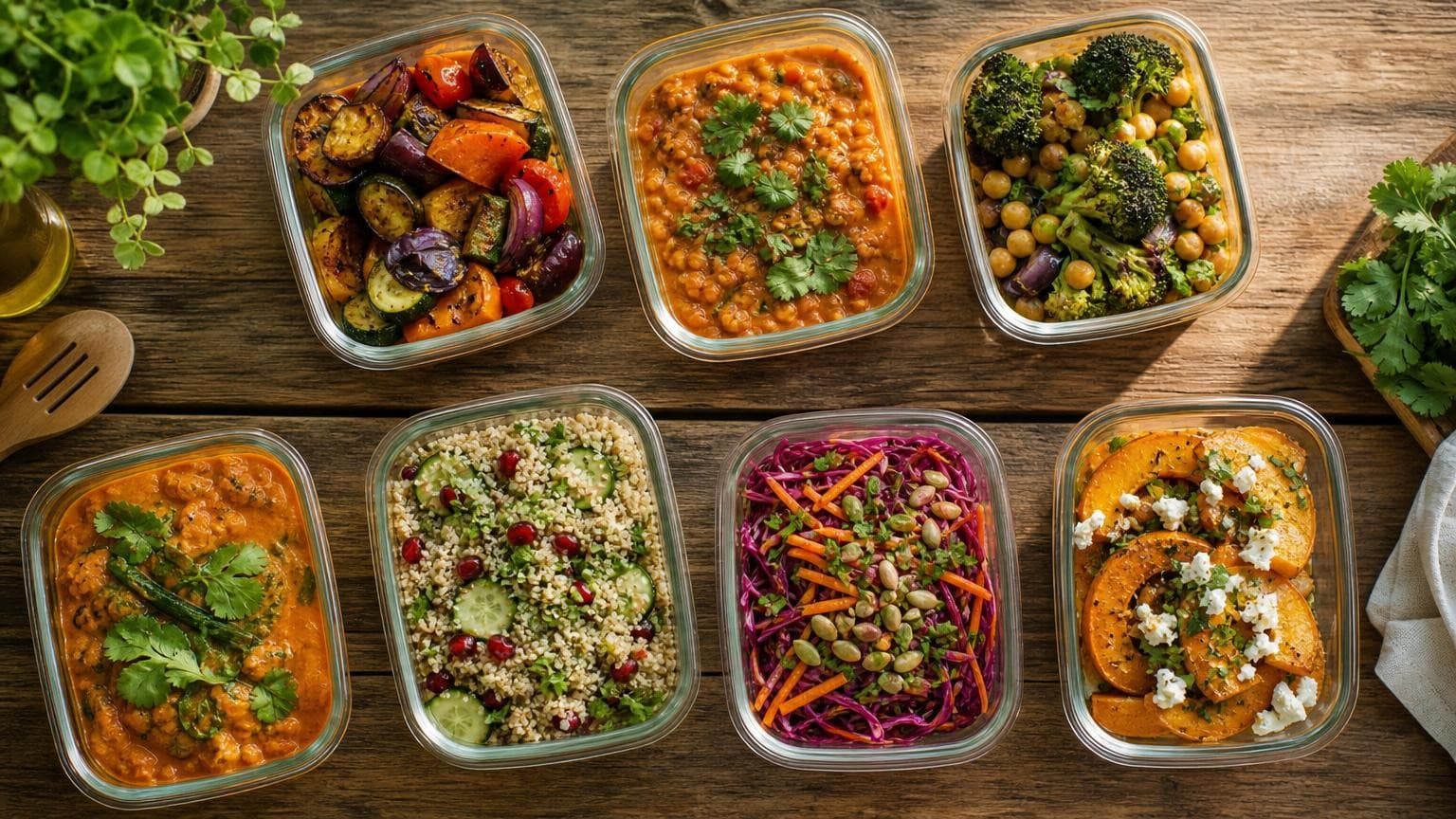 Meal prep végétarien : guide pratique complet