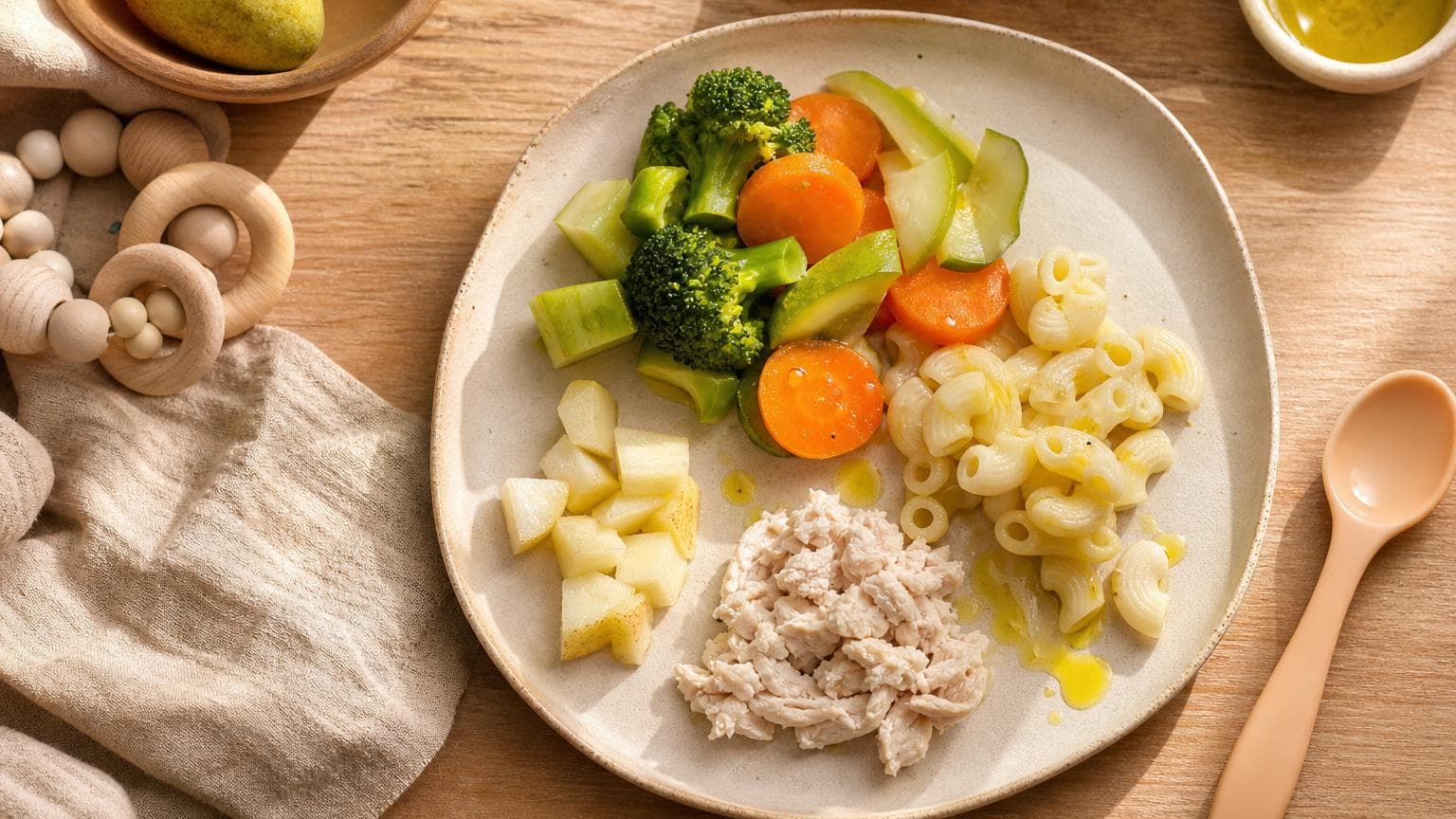 Menu bébé 12 mois : exemples et quantités précises