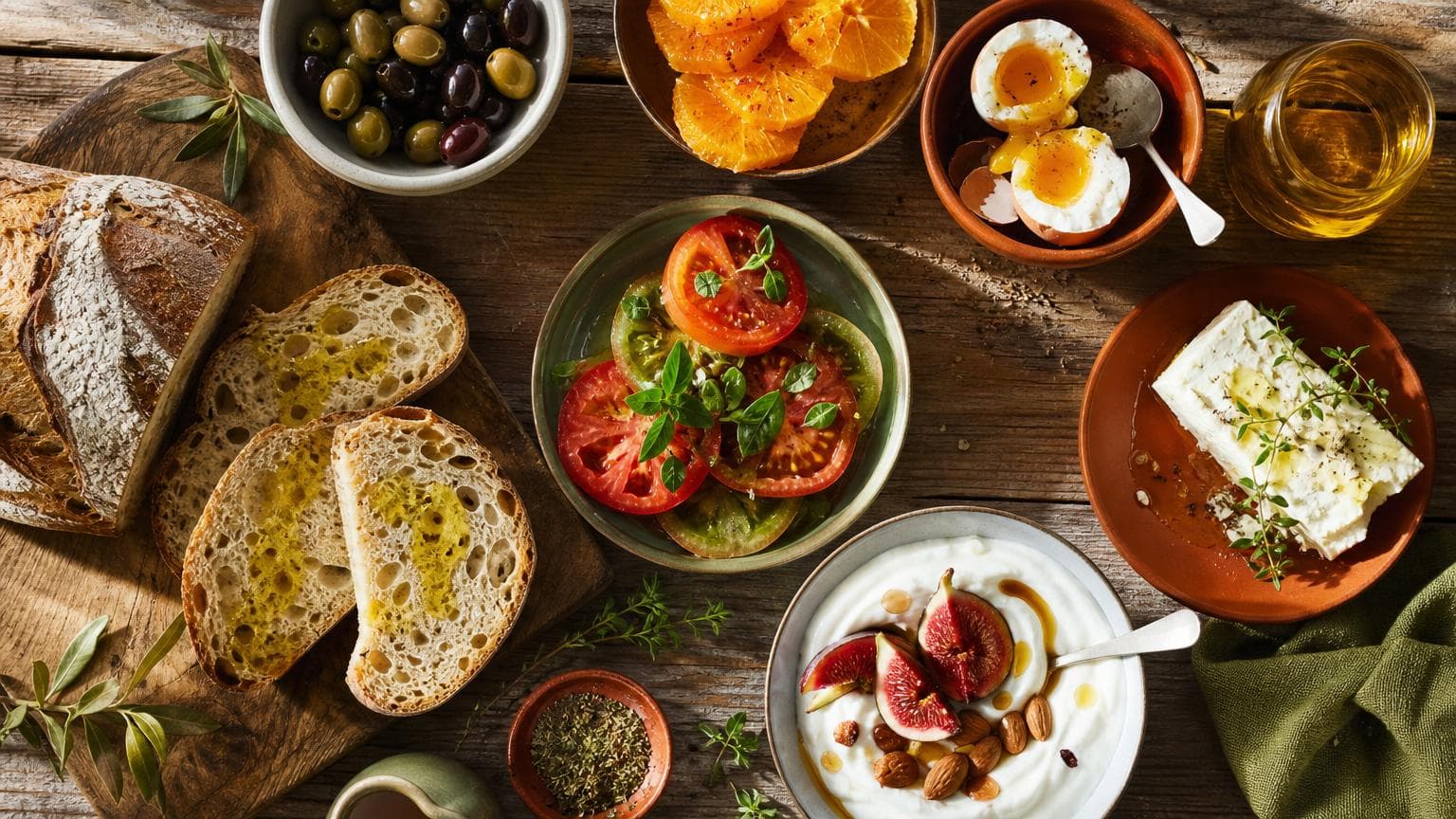 Petit-déjeuner méditerranéen : recettes et plan 7 j