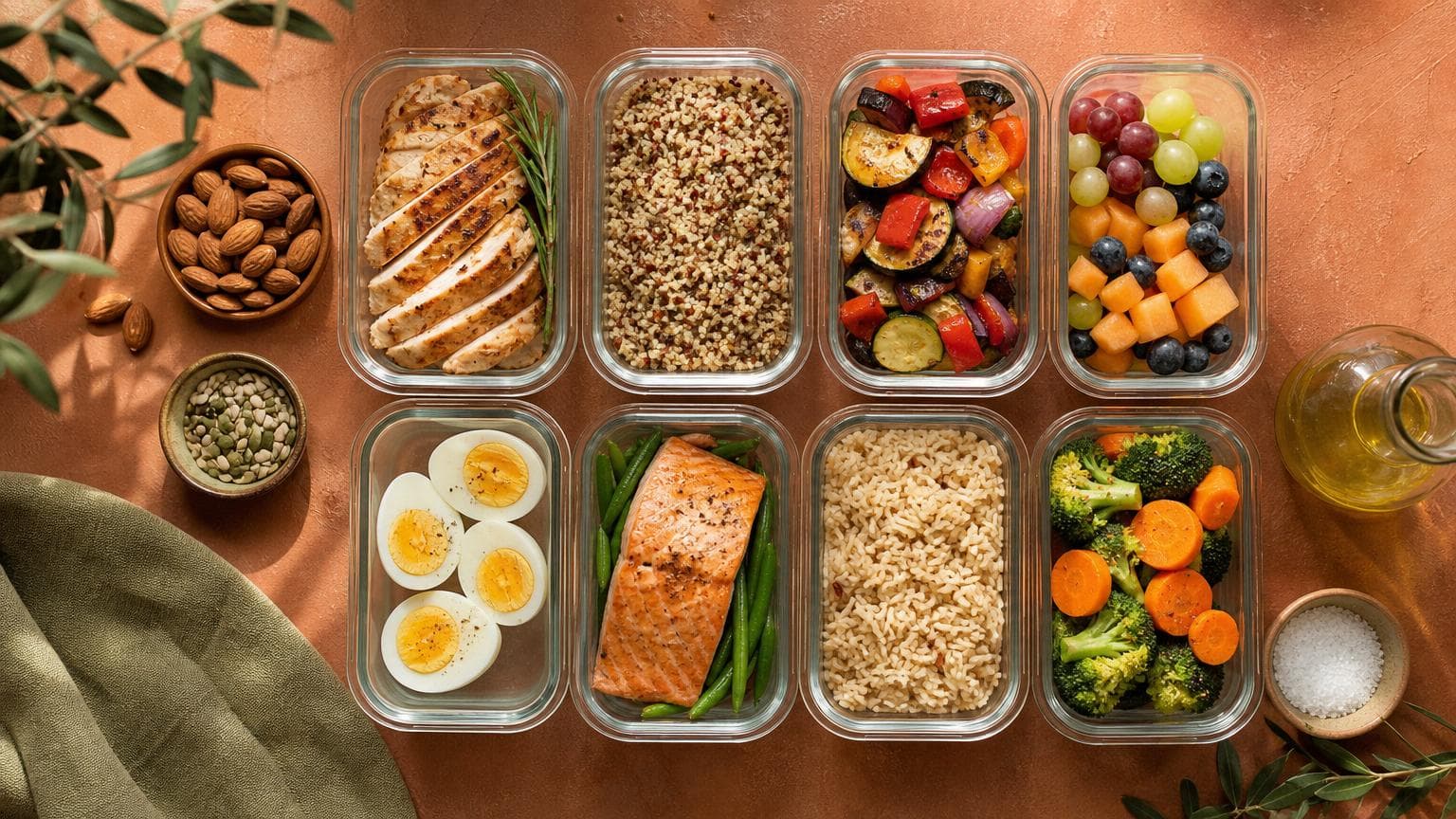 Plan alimentaire sportif semaine : menus 7 jours