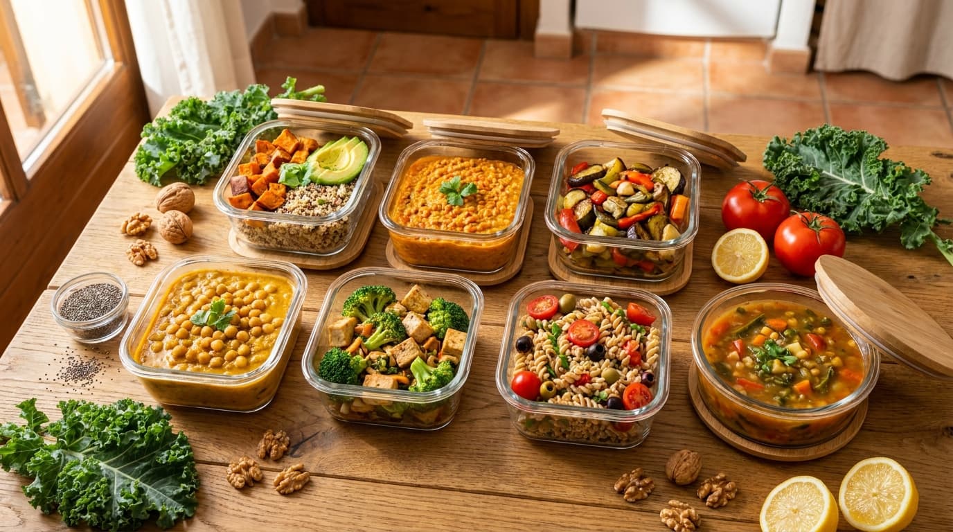 Plan repas végétarien semaine : menu 7 jours équilibré
